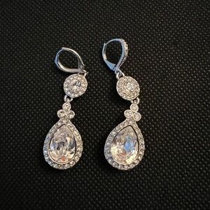 Silver Givenchy Earrings